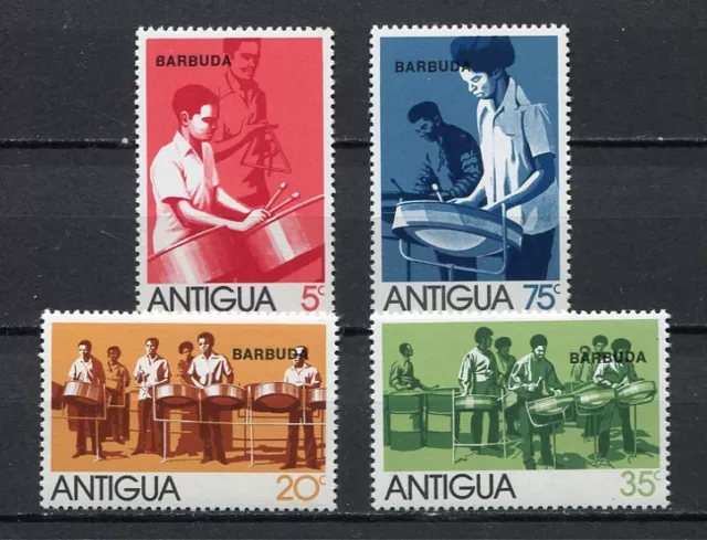 27551) BARBUDA 1974 MNH** Nuovi** Musical Instruments  4v