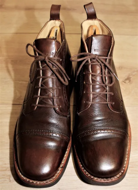 Boots Bottines à lacets femme HESCHUNG cuir marron 5US 3,5 UK 36 EUR 23 cm