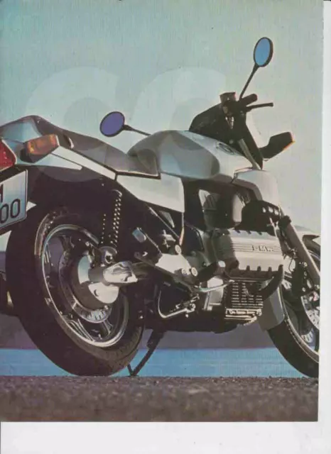 Pubblicita'  Advertising -Moto Bmw Serie K 100  '83-Maximoto Motosport Vintage