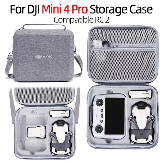 Storage Bag For DJI Mini 4 Pro Drone RC 2 Carrying Case Travel Shoulder Bag SDE