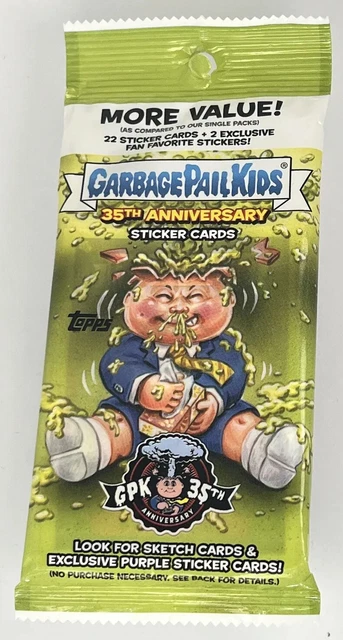 2020 GPK Topps Garbage Pail Kids 35th Anniversary Sealed Fat PacK FREE SHIPPING