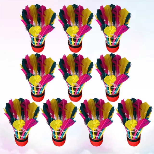 11 Pcs Kind Buntes Badminton Für Kinder Bremsbeläge Filz