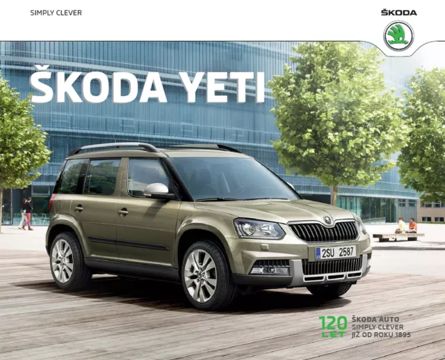 Skoda Yeti 01 / 2016 catalogue brochure czech tcheque rare