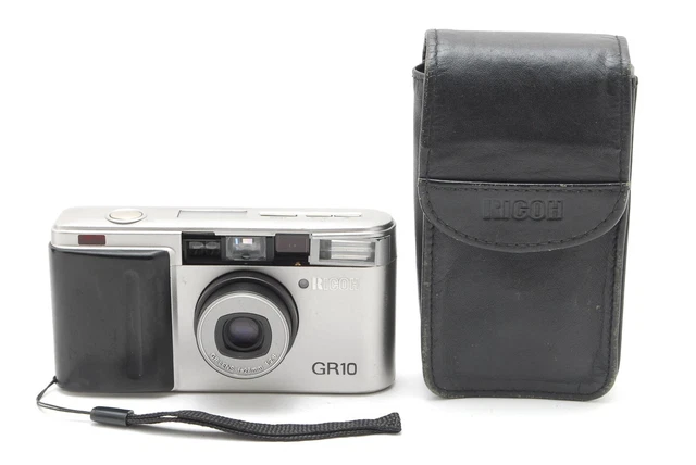 All Works [Exc+5 w/Case] Ricoh GR10 Silver Point& Shoot Film Camera From Japan 2