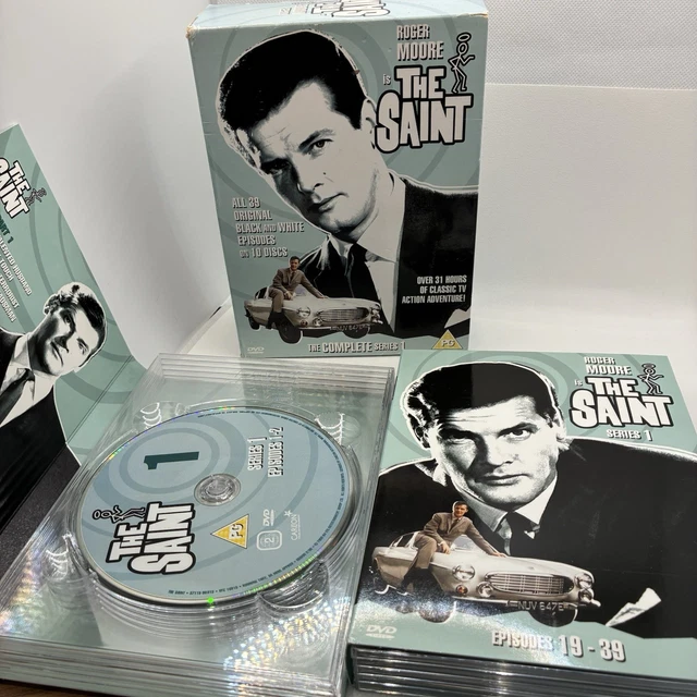 THE SAINT - The Complete Monochrome Series - DVD 18-Disc Set Roger