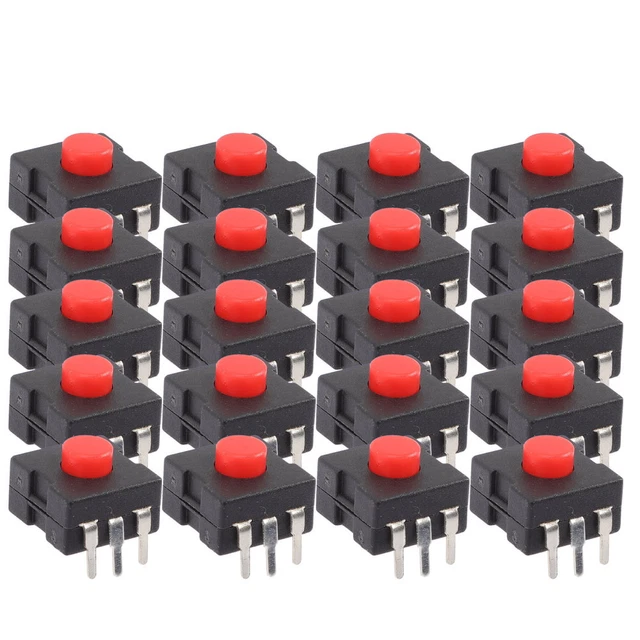 Coolty Kit 30 Pezzi: 10 Interruttori A Levetta 3 Pin 6A 125V E 20 Pulsanti Momentanei (Verdi/Rossi) Per Progetti Fai Da Te