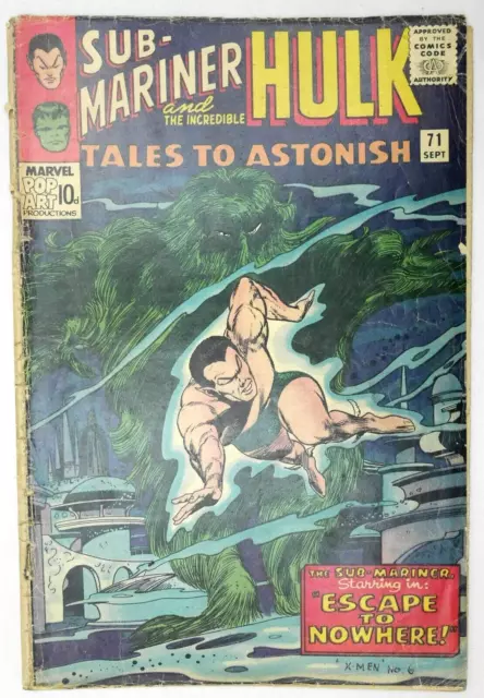 Tales To Astonish #71 Submariner Marvel Comics (1966)