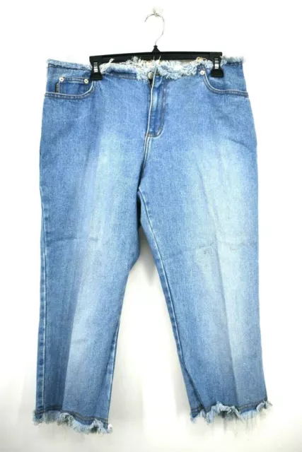 Watch LA Raw Juniors Light Denim Button & Zip Edge Cut Cotton Jeans 15-16