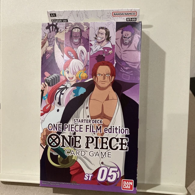 ONE PIECE CARD Game English TCG Starter Deck 5 ST05 Film Red Edition