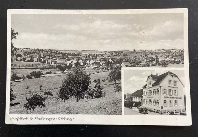 Ak Postkarte Engstlatt bei  Balingen - Ansicht   (k2)