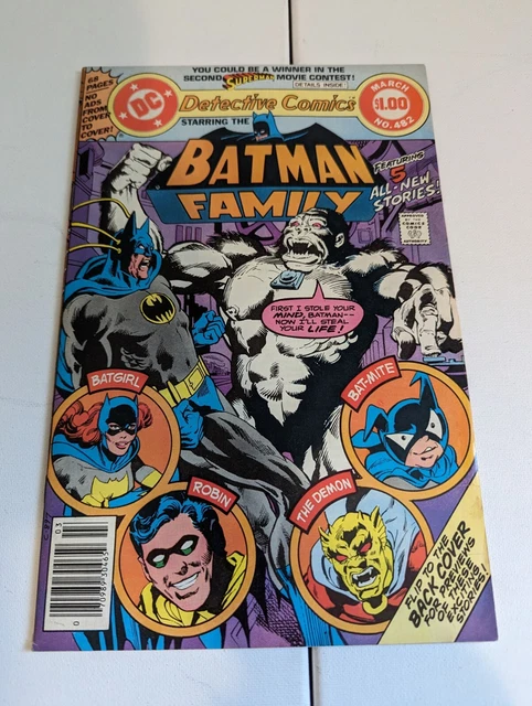 DETECTIVE COMICS #482 (1979) Batman Family 68 pagine EUR 15,57 ...