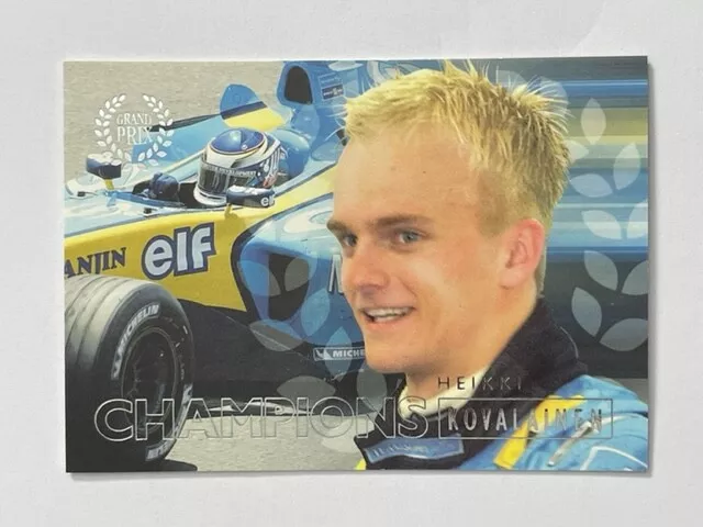 2005 Futera Grand Prix Formula 1 F1 Formel 1 CHAMPIONS Heikki Kovalainen