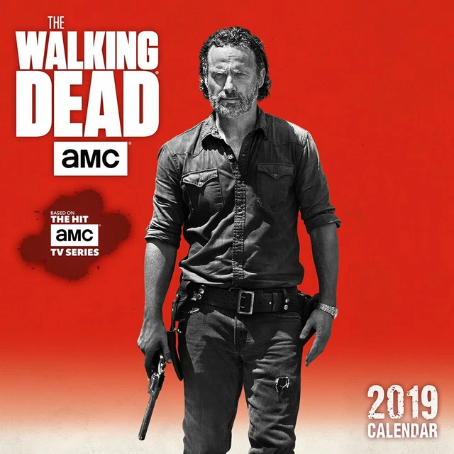 The Walking Dead 2019 Mini Wall Calendar - New & Sealed. Out of Print