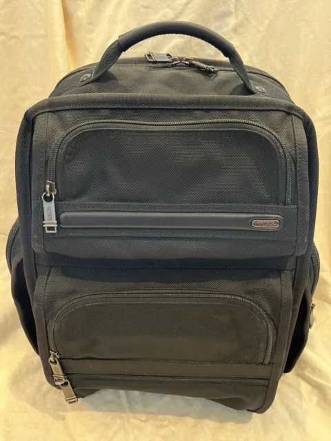 TUMI T-Pass Ballistic Nylon Black Backpack. Preowned/Authentic Tumi Product