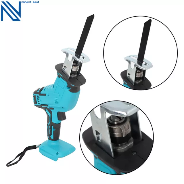 Cordless Electric Reciprocating Saw Cutter W/ 4X Blades For Makita Battery AU