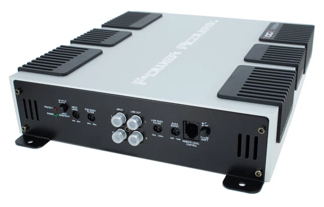 Power Acoustik 2500W Monoblock Class D Amplifier 1 Ohm Subwoofer OPEN BOX
