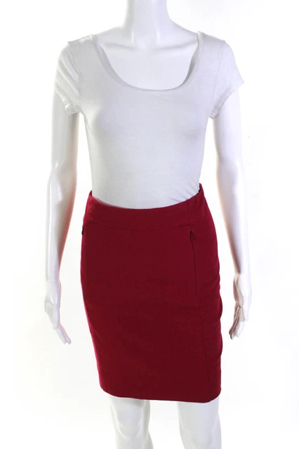 Diane Von Furstenberg Womens New Koto Mini Skirt Red Size 0 LL12LL