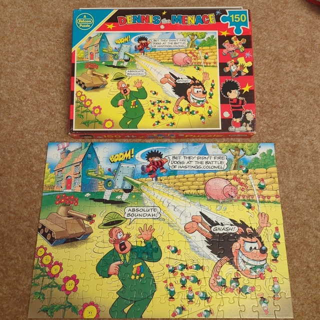 FALCON BEANO DENNIS the Menace and Gnasher 150 Piece Jigsaw Puzzle (E2