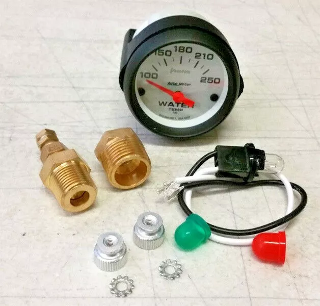 [SALE] AutoMeter Phantom 100-250 F Electric Water Temperature Gauge 2-1/16" 52mm