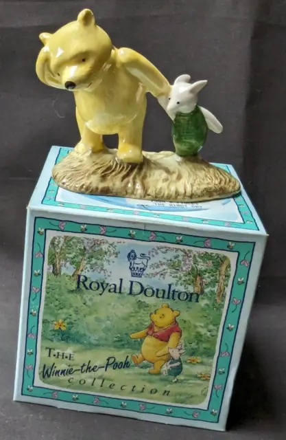 Royal Doulton -Winnie The Pooh  - 7310- Pooh & Piglet-The Windy Day WP2