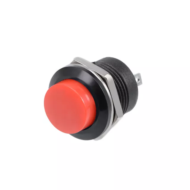 10Pcs,16mm Red Momentary Push Button Switch Round Button R13-507 SPST NO