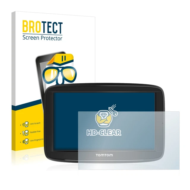 2x Pellicola Protettiva per TomTom Via 62 Protezione Proteggi Schermo