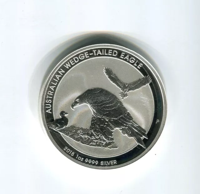 Australien 2018 Wedge-Tailed Eagle 1 Dollar 1 Unze Silber  (M6293)