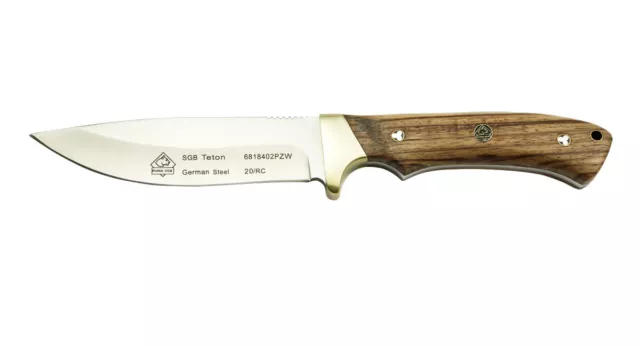 PUMA SGB TETON Knife, Zebra Wood 6818402PZW Hunting, Fishing, Camping, Tactical