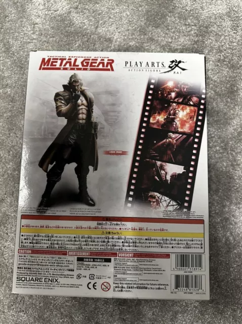 Metal Gear Solid Play Arts Kai Liquid Snake New Sealed 3