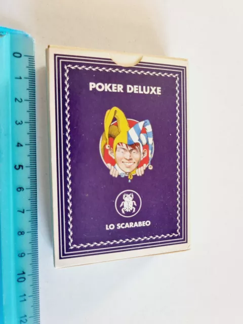 Cards For Game Sealed Poker Deluxe Lo Scarabeo Original Playing Cards New