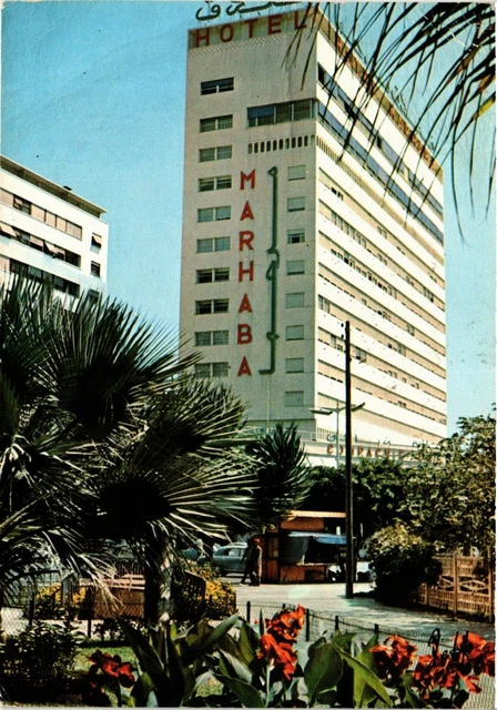 CPM AK Casablanca- Avenue des F.A.R.-Hotel Marhaba MAROC (880318)
