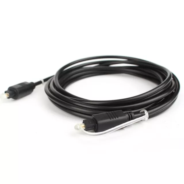 Flexible & Durable 3M Toslink Cable Fiber Optic Digital Audio Optical SPDIF Cord