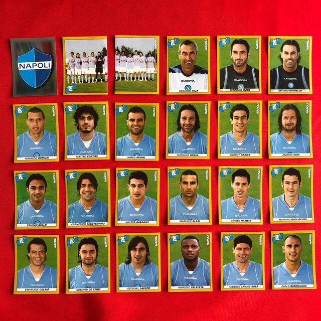 24 Figurines Stickers Panini 2008-09 - équipe Complète Lazio - Italie
