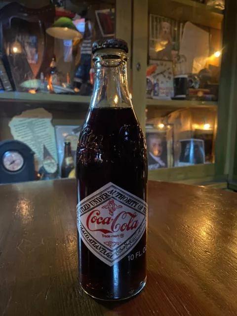 Coca Cola Coke Bottiglia del 1977 - 50* Anniversario della Coca Cola.