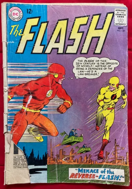 DC Flash #139 (1963) 1st Eobard Thawne Reverse Flash