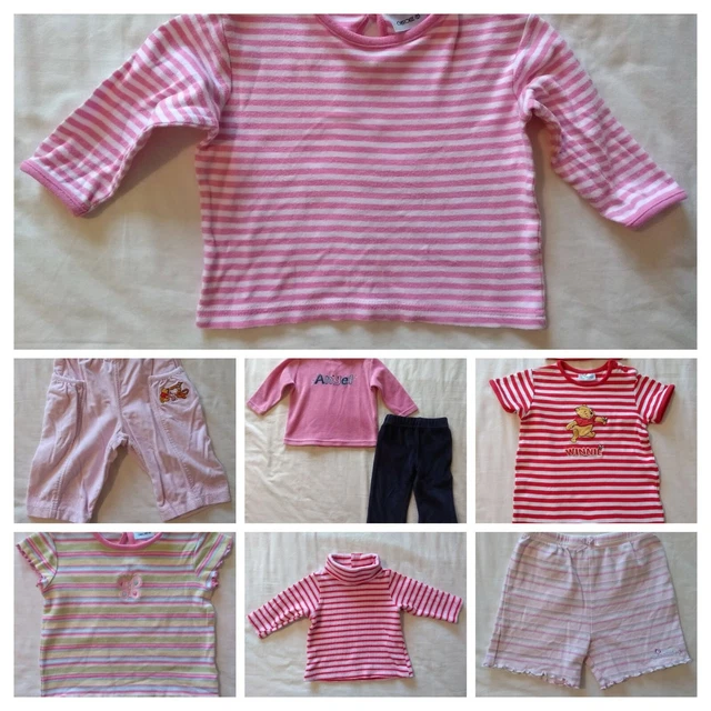 Baby girl 6-9 months build your own clothes bundle - jumpers trouser shorts etc.