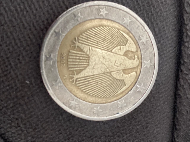 PIÈCE DE 2 Euros Allemagne. Année 2002. Lettre G Aigle fédéral. Bon