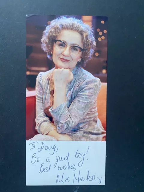 Caroline Aherne / Mrs Merton - Comedy Actress & Writer - Excellent Signed Photo