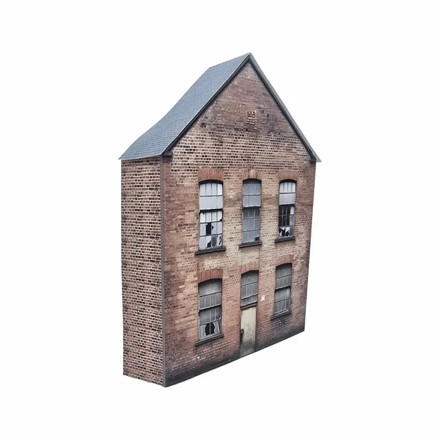 OO Gauge Industrial Building Kit - Low Relief, 1/76 Scale, 4mm Model Railway I26