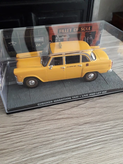 Taxi Checker James Bond Live And Let Die - Édition IXO Fabbri 1/43 - Occasion