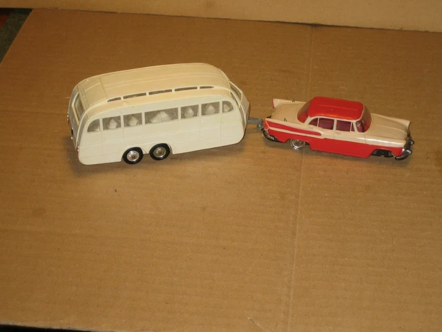 Norev 1/43 - Lancia Flaminia Avec Caravane Henon EH 56 220 - Occasion