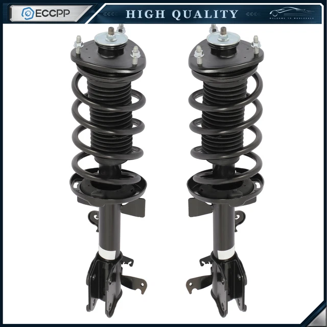 Full (2) Front Quick Struts Shocks & Spring Assembly For 2011-2017 Honda Odyssey