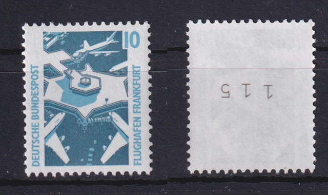 Bund 1347 Au RM mit ungerader Nummer SWK 10 Pf postfrisch