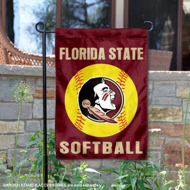 Florida State University Seminoles Softball Garden Flag and Yard Banner