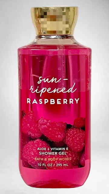 Bath & Body Works Sun-Ripened Raspberry Shower Gel Body Wash Bath 10 Fl Oz