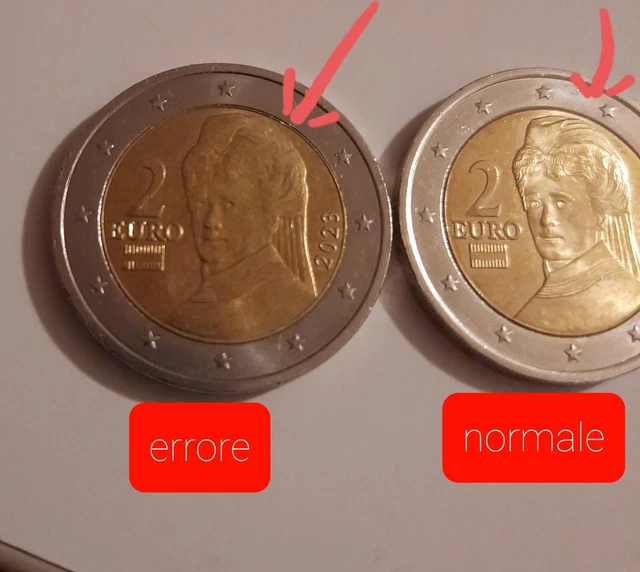 Pièce De 2 Euro Autriche 2007 – Monnaie Rare Pour Collectionneurs Avec Erreurs De Frappe