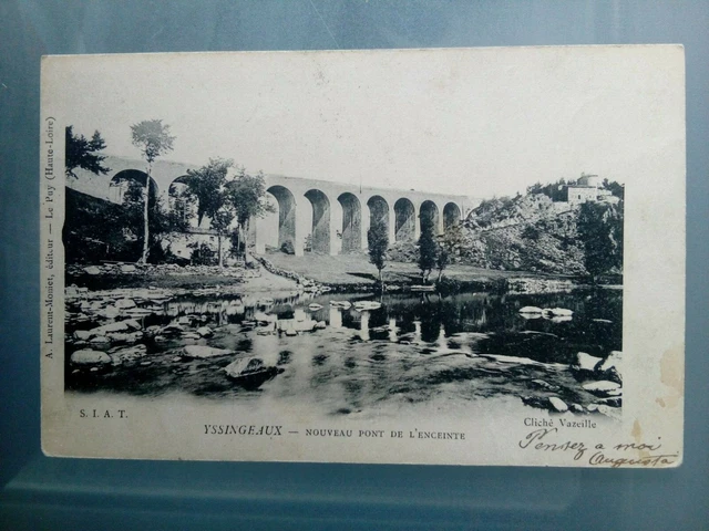 Cpa Haute Loire Yssingeaux New Enclosure Bridge