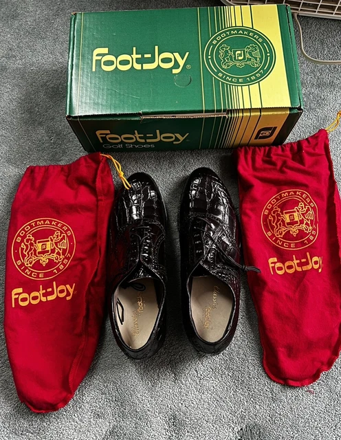 Footjoy crocodile golf shoes online