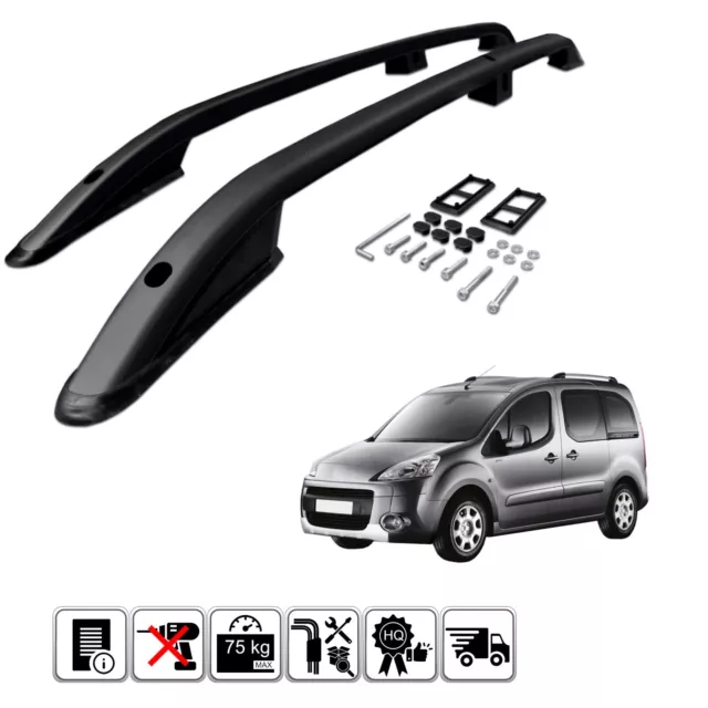 para PEUGEOT PARTNER TEPEE 2007-2018 CARRILES PORTADORES BARRAS LATERALES