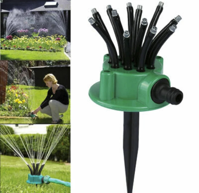Muyohix Gartensprenger 10er Set - 360° Drehbar & Großflächig